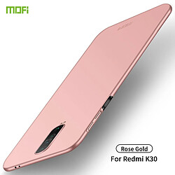 Wewoo Coque Pour Xiaomi RedMi K30 Boîtier rigide ultra-mince en PC givré or rose