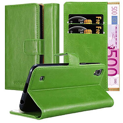 Cadorabo Coque LG X POWER Etui en Vert