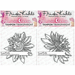 Youdoit 2 Tampons transparents - Passiflore 1 + Passiflore 3 - 9,5 x 6,5 cm