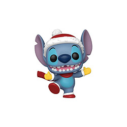 Funko Disney - Figurine POP! Holiday Stitch avec bonnet 9 cm