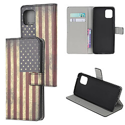 Etui en PU impression de motifs drapeau américain vintage pour votre Samsung Galaxy A81/Note 10 Lite/M60s