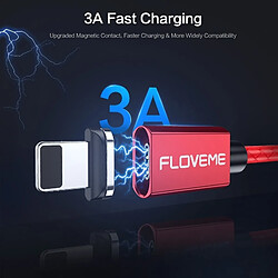 Acheter Wewoo Câble de charge Magnétique et données rapide pour cartes graphiques PET avec estampage USB 1 m à 3 broches, pour iPhone XR / XS MAX / X XS / 8 8 Plus / 7 7 Plus / 6 6s 6 Plus 6s Plus / iPad (noir)