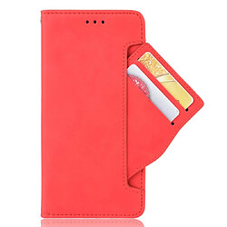 Avis Wewoo Housse Coque Étui en cuir à motif peau de veau style portefeuille pour Huawei P30 Proavec fente carte séparée rouge