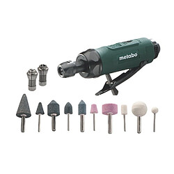 Metabo Meuleuse droite à air comprimé DG 25 Set + 5 meules - 6.04116.50