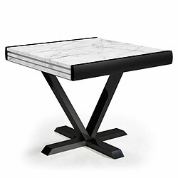 Paris Prix Table d'Appoint Extensible Shoreditch 90-180cm Blanc