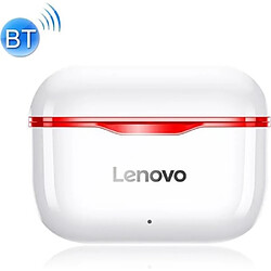 Lenovo LP1 TWS Écouteurs Sans Fil Bluetooth 5.0 Réduction du Bruit HiFi Blanc Rouge