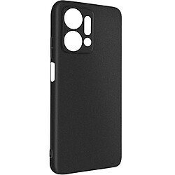 Avizar Coque pour Honor X7a silicone gel flexible fine Noir