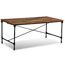 Acheter Maison Chic Table de salle à manger,Table à dîner Bois de récupération massif 180 cm -GKD92999