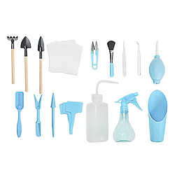 Acheter 1 Ensemble D'outils Succulents Mini Ensemble De Jardin Kits De Plantes Bonsaï Lot De 16 Bleu