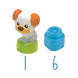 CLEMENTONI Clemmy - Chien et chiot - Cubes souples pas cher