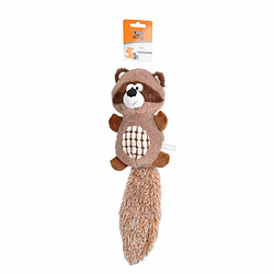 Paris Prix Peluche pour Chien Raton Laveur 40cm Marron