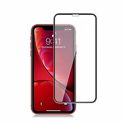 Verre trempé Riff 5D 0,3 mm avec cadre noir pour Apple iPhone XR / iPhone 11