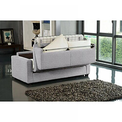 Acheter Inside 75 Canapé EXPRESS 3 Places DREAMER Convertible lit 140*197*16 tweed gris silex matelas 16 cm