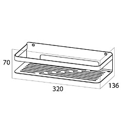 Tiger Panier de salle de bain Caddy Chromé Grand 1400230346 pas cher