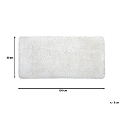 Beliani Tapis blanc 80 x 150 cm CIDE