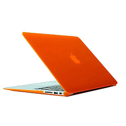 Wewoo Housse Étui Orange pour Macbook Air 11,6 pouces Boîtier de protection en plastique dur givré