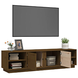 Acheter vidaXL Meuble TV Marron miel 156x40x40 cm Bois de pin massif