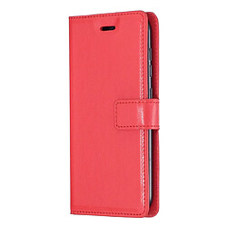 Avis Wewoo Housse Coque Etui à rabat horizontal pour Nokia 4.2 Crazy Horse Texture avec supportfentes cartesportefeuille et cadre photo Rouge