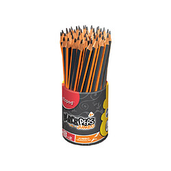 Maped Crayon de papier BLACK'PEPS JUMBO, dureté:HB,pot de 46 ()