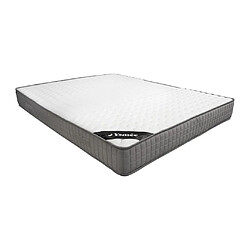 Vente-Unique Ensemble 160 x 200 cm sommier tapissier + matelas mousse et accueil mémoire de forme 11 zones ép.22cm - DANEVO de YSMÉE