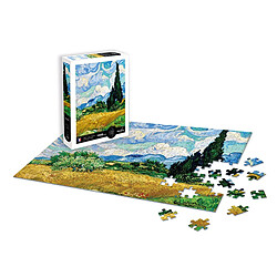 SentoSphère Puzzle Vincent Van Gogh - 1000 pieces - champ de ble avec cypres