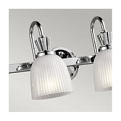 Elstead Lighting Applique murale Salle de bains Cora Acier Chrome poli