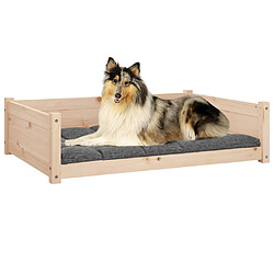 Avis vidaXL Lit pour chien 95,5x65,5x28 cm Bois de pin solide