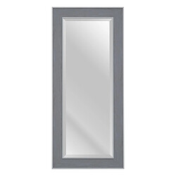 BigBuy Home Miroir mural 56 x 2 x 126 cm Gris Bois Blanc