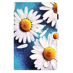 Etui en PU avec support et porte-carte tournesol pour votre Samsung Galaxy Tab A 8.0 Wi-Fi (2019) SM-T290