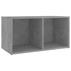 Avis vidaXL Meubles TV 2 pcs Gris béton 72x35x36,5 cm Bois d'ingénierie