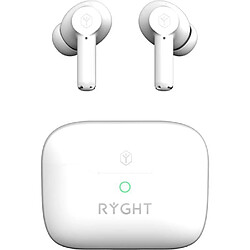 Ecouteurs sans fil - Bluetooth 5.3 - RYGHT - Jumo ANC - Blanc