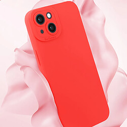 Acheter Avizar Coque pour iPhone 14 Silicone Mat Protection Caméra Rouge