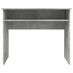 Acheter Maison Chic Bureau,Table de travail pour chambre Gris béton 90x50x74 cm Aggloméré -GKD34563