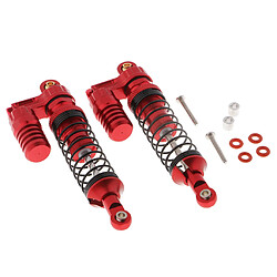 amortisseur de suspension reglable 90mm pour scooter scx10 rouge a