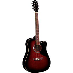 Avis Ranger 6 Cutaway EQ Red Sunburst EKO