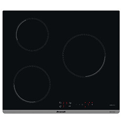 Table de cuisson induction 60cm 3 feux 7400w noir - BPI1631UB - BRANDT