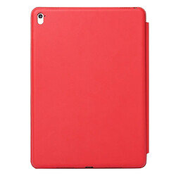 Avis Wewoo Housse Étui Coque en cuir de couleur unie à rabat horizontal pour iPad Pro 11 pouces 2018avec support rabattable et fonction réveil / veille Rouge