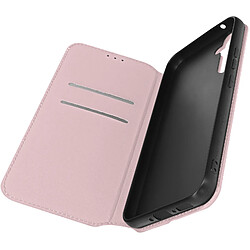 Avizar Étui pour Samsung Galaxy A34 5G Clapet Magnétique Porte-carte Support vidéo Rose