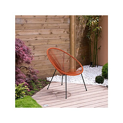 Habitat Et Jardin Lot de 2 fauteuils de jardin Ania - Rouge