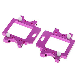 Acheter 2x Fixation de boîte de vitesses arrière en aluminium pour HSP 94103 94123 94111 94107 94108 Violet