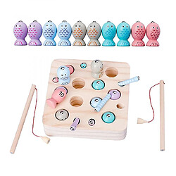 Universal Bébé Bois Montessori Jouets Champ Magnétique Jouets de Pêche Capture Vers Jouets éducatifs Enfants Cadeaux Garçons Filles