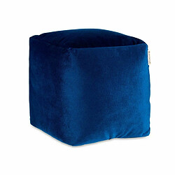 Gift Decor Pouf Velours Bleu 30 x 30 x 30 cm (4 Unités)