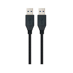 Cable Datos Ewent EC1021 USB-A para USB-A 1m Negro