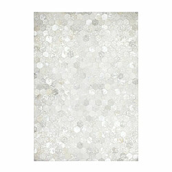 Paris Prix Tapis Tissé Effet Métallique Spark Gris & Argent 80 x 150 cm