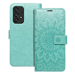 Ozzzo etui forcell mezzo book pour samsung a53 5g mandala vert