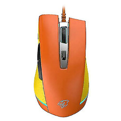 Universal Souris programmables ergonomiques de souris de jeu (orange)