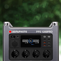 Avis Agfa Photo AgfaPhoto Power Station PS1200PRO - Station d'Alimentation Portable 1128Wh 230V/50Hz 2 Version Type F / DE - Noir