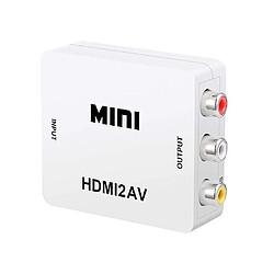 Avis Alpexe Adaptateur HDMI vers RCA, Mini AV vers HDMI convertisseur vidéo Compatible avec 1080P pour PC Portable Xbox PS2 PS3 TV ST