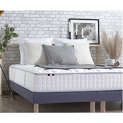 Idliterie Ensemble Matelas Ressorts + Mémoire de forme ODYSSEE + Sommier - Made in France