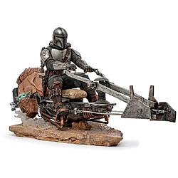 Iron Studios Le Mandalorien - Sur Speederbike Statue Deluxe Art Scale 1/10